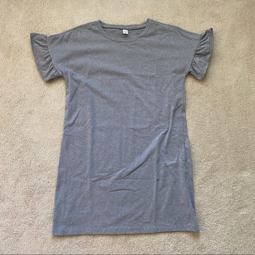 Old Navy gray tshirt dress size medium